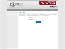 Tablet Screenshot of cp.icreate3d.com